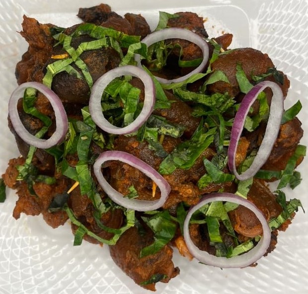 Fried Goat Meat